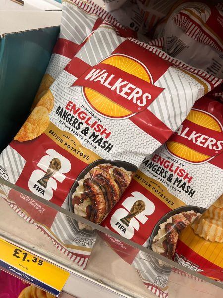 Walkers bangers & mash